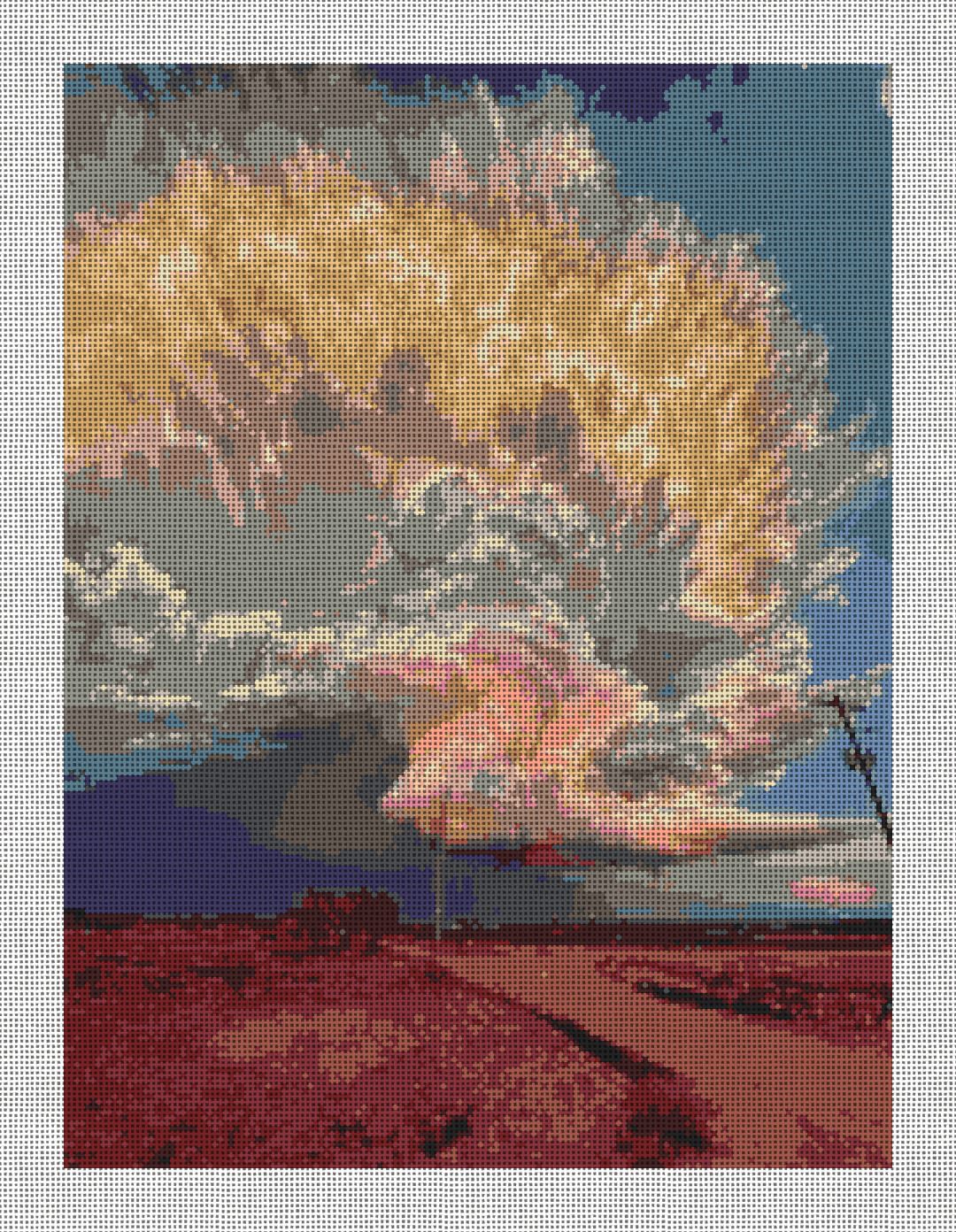 Custom Needlepoint Kit Canvas