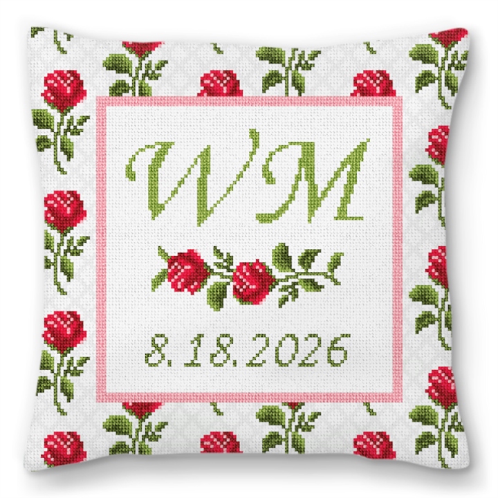 Custom Needlepoint Pillow