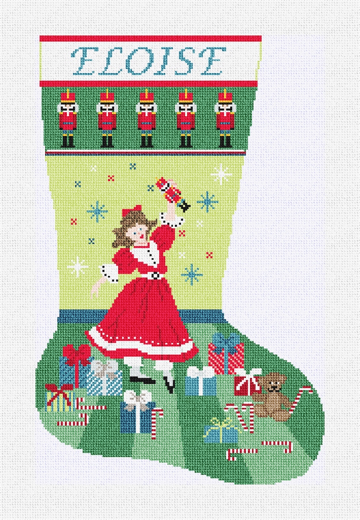 Nutcracker Suite Clara Needlepoint Stocking Kit