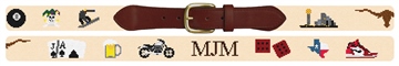Custom Needlepoint Belt Preview