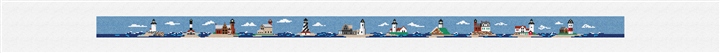 New England Lighthouses Needlepoint Belt Kit
