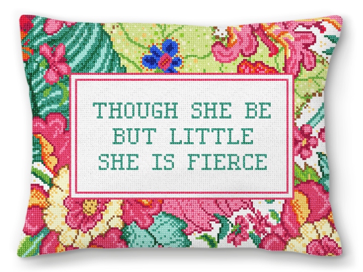 Tobacco Leaf Personal Needlepoint Pillow