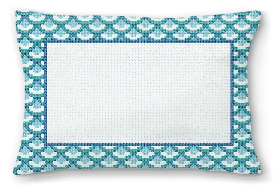 Custom Needlepoint Pillow Preview