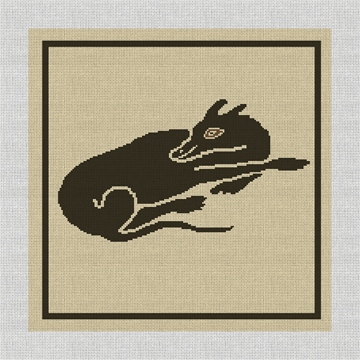 Custom Needlepoint Pillow Kit Canvas