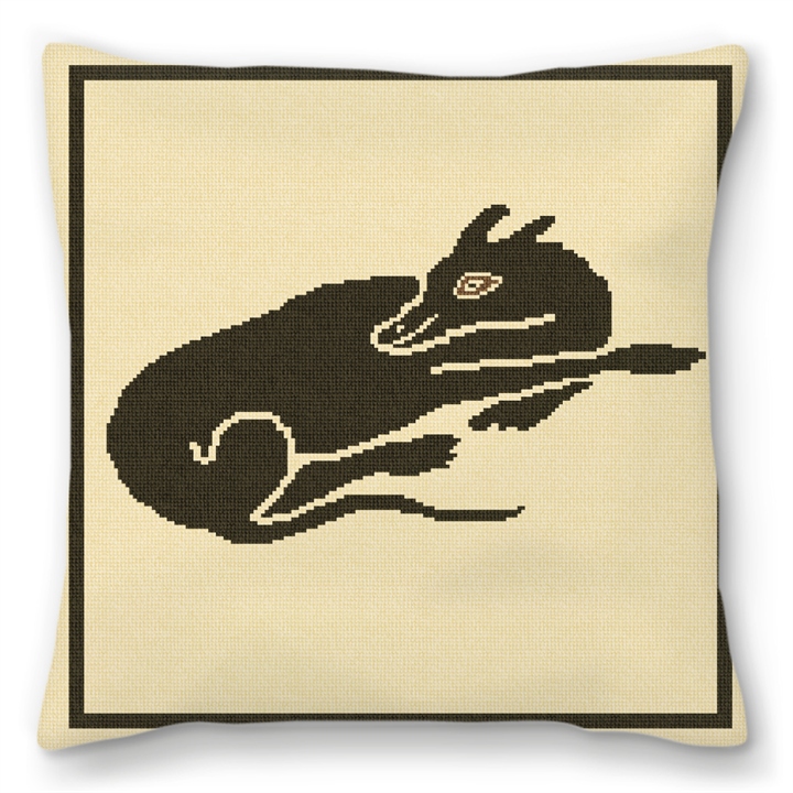 Custom Needlepoint Pillow Preview