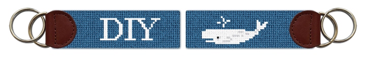 Custom Needlepoint Key Fob Preview