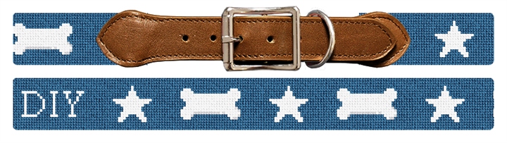 Custom Needlepoint Dog Collar Preview