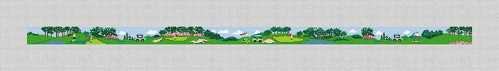 Custom Needlepoint Kit Stitched Preview