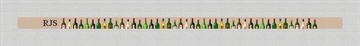 Custom Needlepoint Kit Stitched Preview