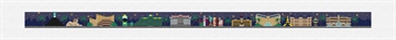 Custom Needlepoint Belt Kit Stitched Preview