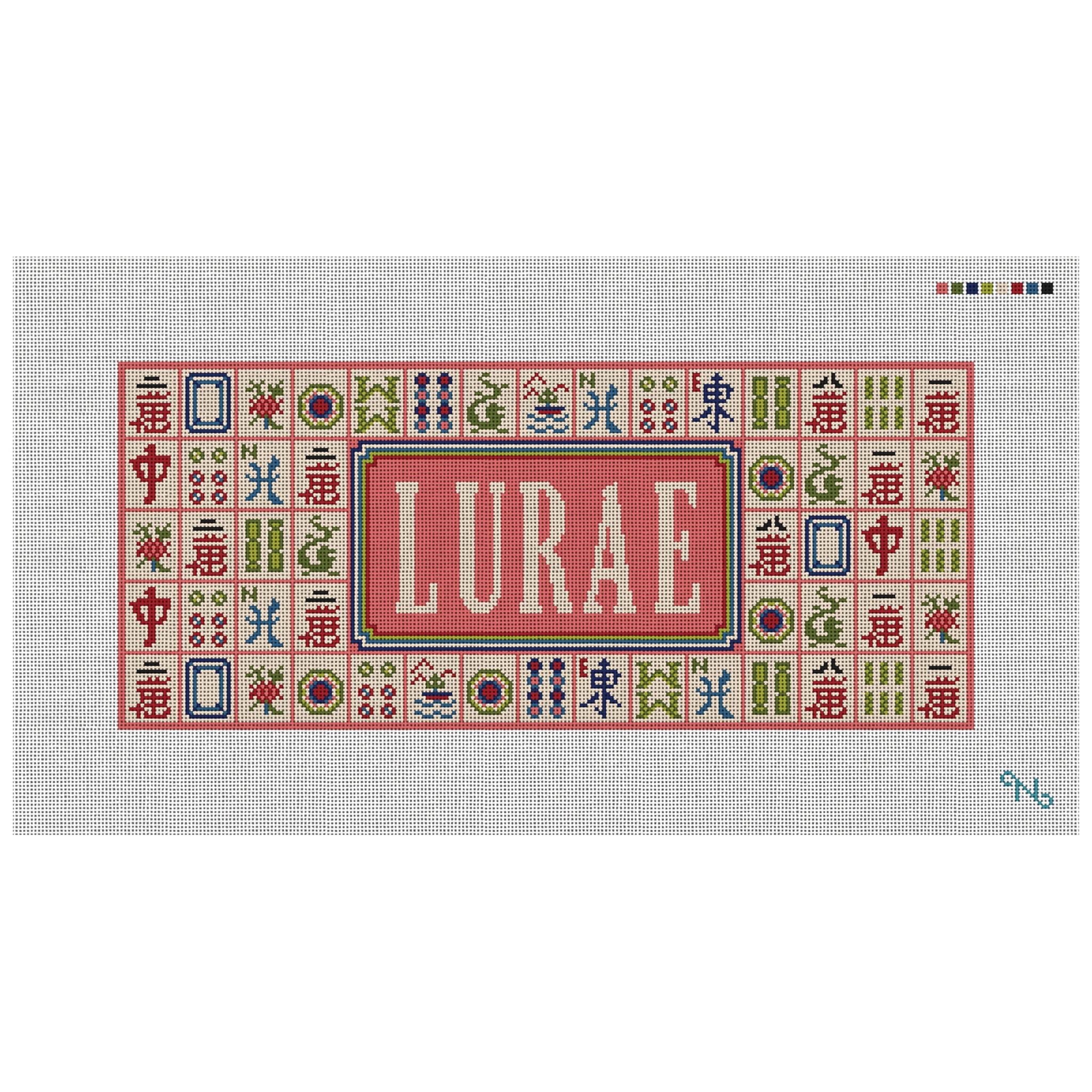 Custom Needlepoint Kit Canvas