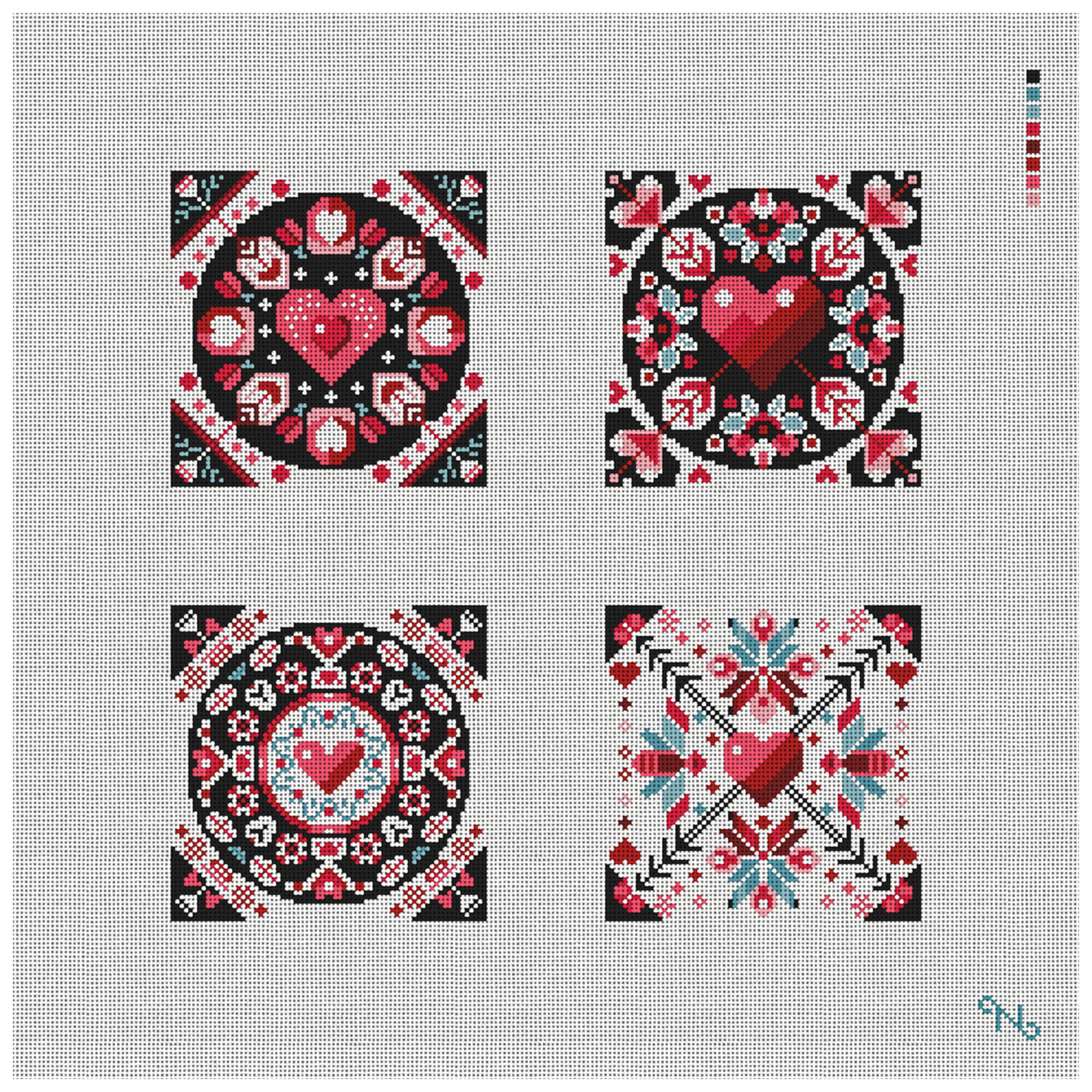 Custom Needlepoint Kit Canvas