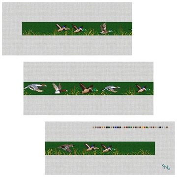 Custom Needlepoint Kit Stitched Preview