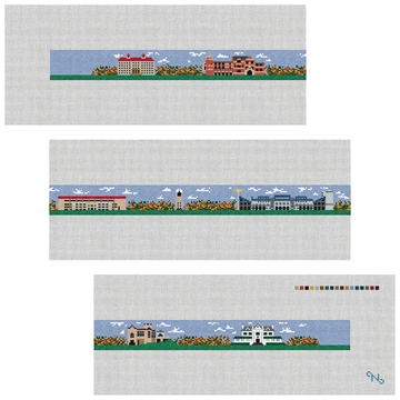 Custom Needlepoint Kit Stitched Preview