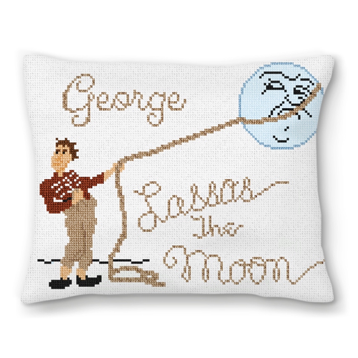 Custom Needlepoint Pillow Preview