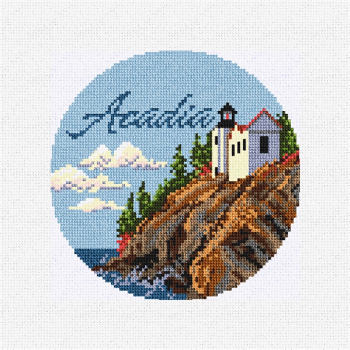 Acadia National Park Needlepoint Ornament Kit