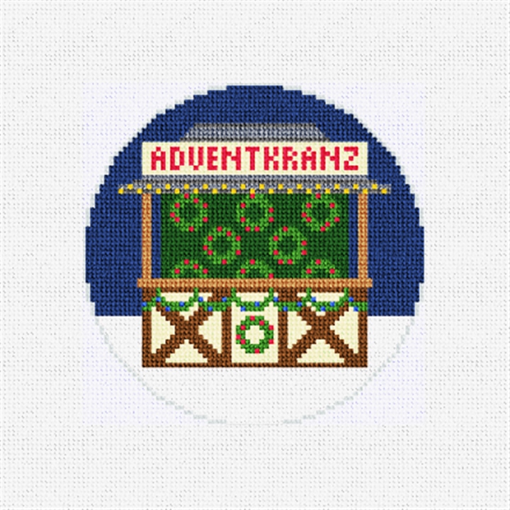 Advent Wreaths Needlepoint Ornament Kit