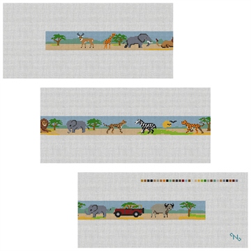 African Safari Needlepoint Belt Kit