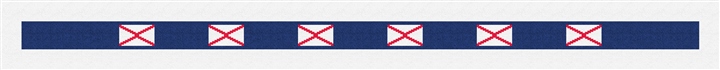 Alabama Flag Needlepoint Belt Kit