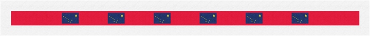 Alaska Flag Needlepoint Belt Kit
