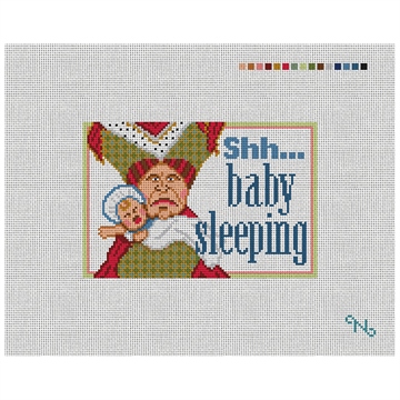 Alice's Duchess Needlepoint Door Hanger Kit