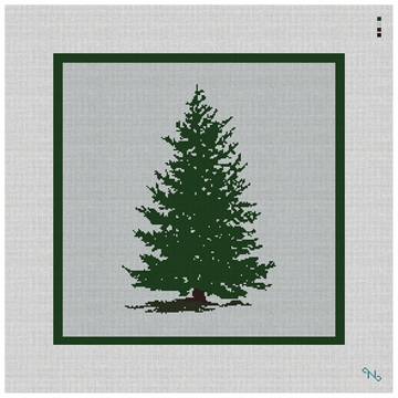 Always Evergreen Needlepoint Pillow Kit