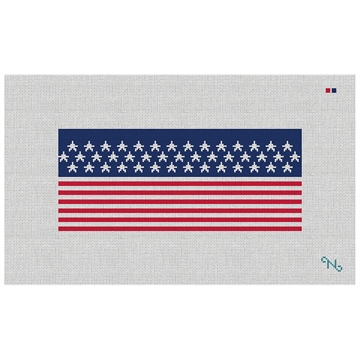 American Flag Needlepoint Flask Kit