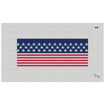 American Flag Needlepoint Wallet Kit
