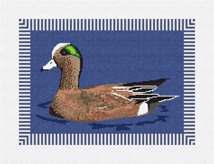 American Wigeon Needlepoint Pillow Kit