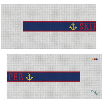 Anchors Away Needlepoint Dog Collar Kit