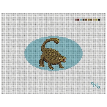 Ankylosaurus Needlepoint Ornament Kit