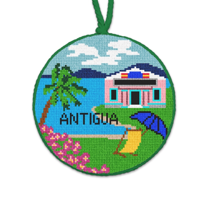 Antigua Needlepoint Ornament