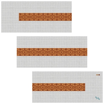 Ares Needlepoint Belt Kit Stitched Preview