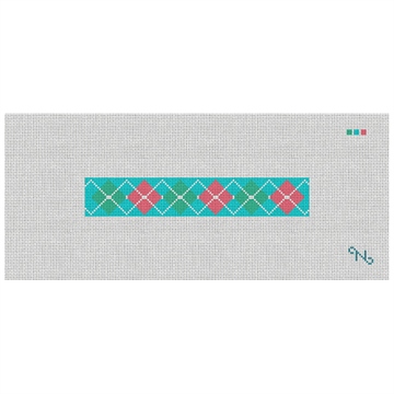 Argyle Needlepoint Key Fob Kit