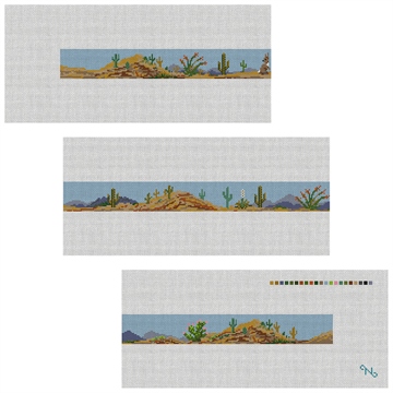 Arizona Desert Landscape Needlepoint Belt Kit