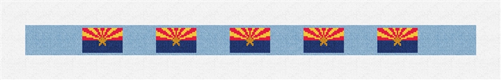Arizona Flag Needlepoint Dog Collar Kit