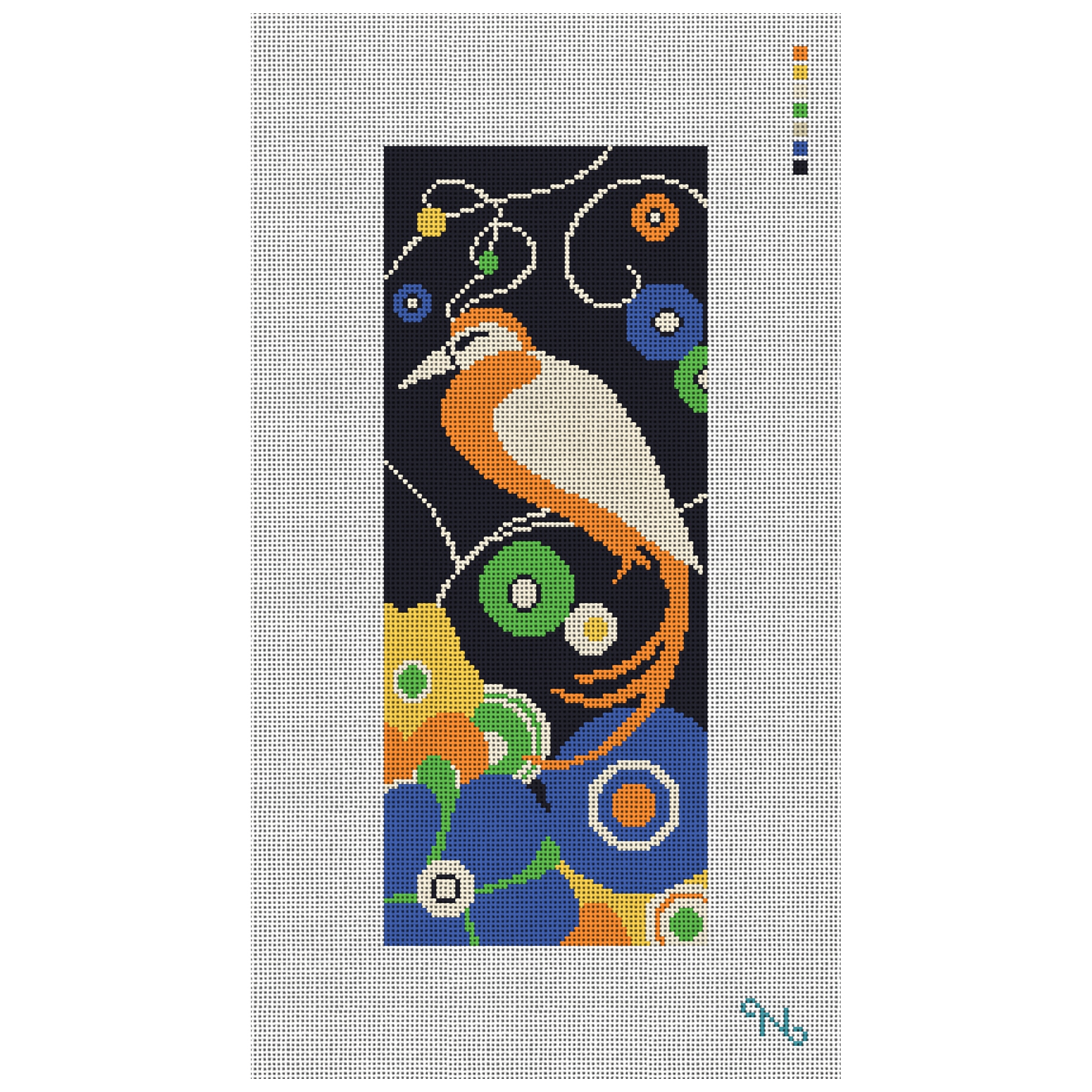 Art Deco Bird Needlepoint Kit