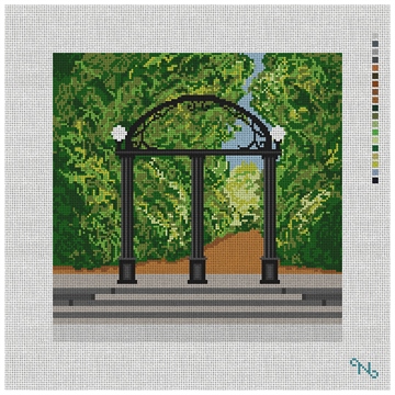Athens Georgia Arch Needlepoint Pillow Kit