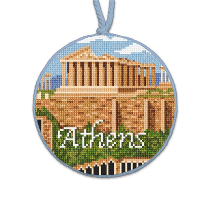 Athens Needlepoint Ornament 