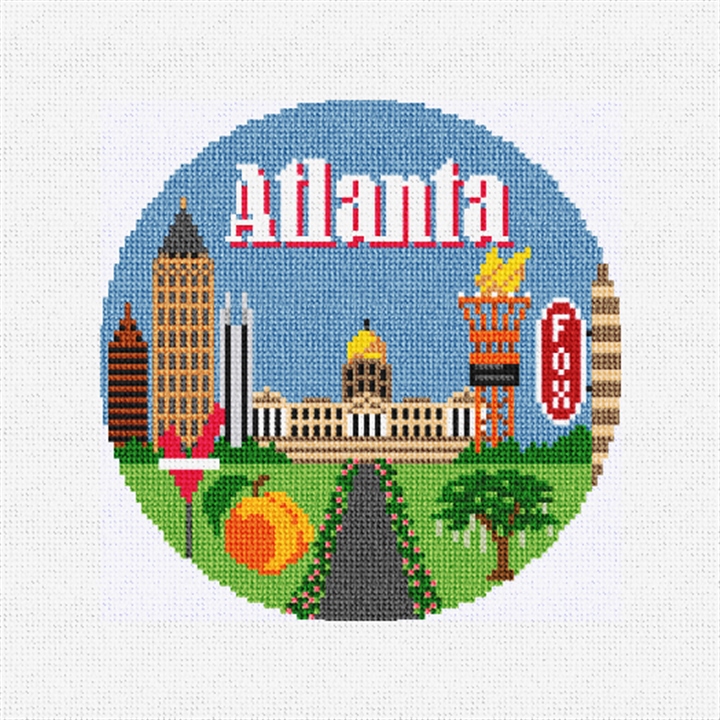 Atlanta Needlepoint Ornament Kit