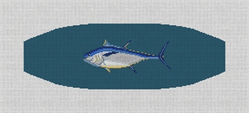 Atlantic Bluefin Tuna Cummerbund Needlepoint Kit
