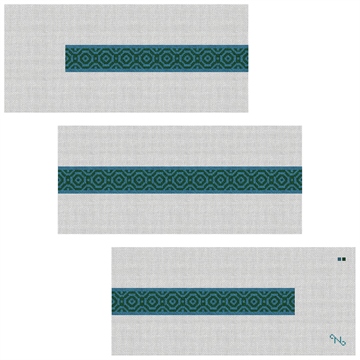 Atlas Needlepoint Belt Kit Stitched Preview