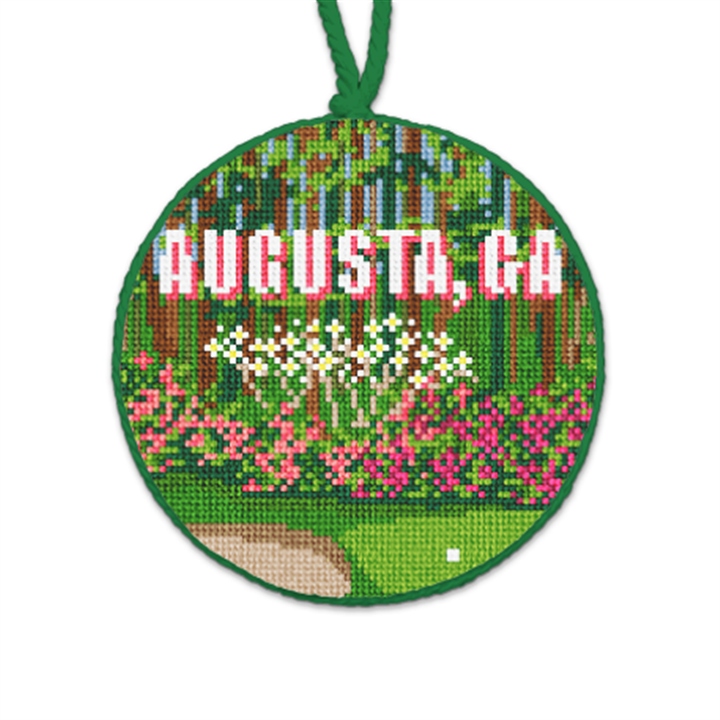 Augusta Georgia Needlepoint Ornament
