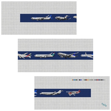 Aviation Needlepoint Belt Kit