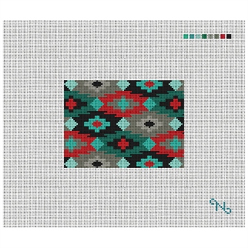 Aztec Needlepoint Card Wallet Kit