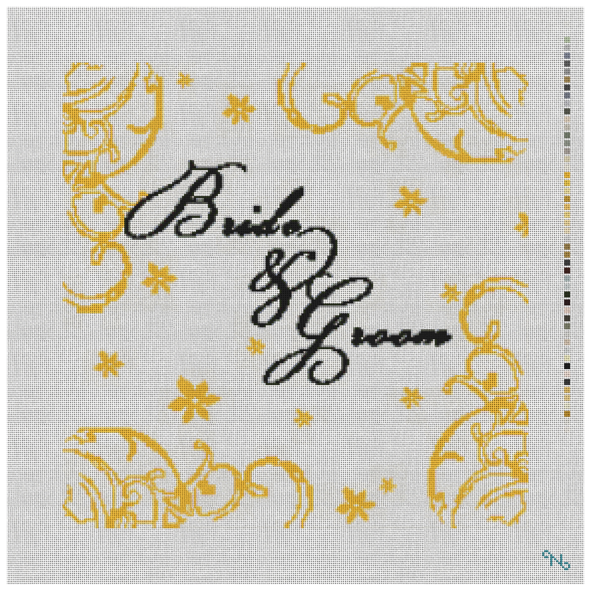 B and G Personalized Ring Bearer Pillow Kit