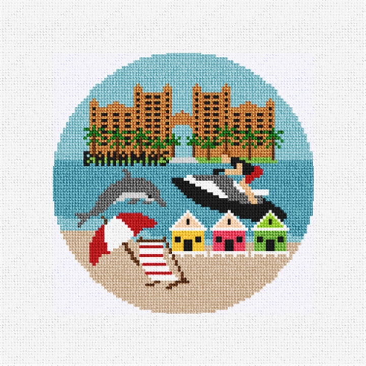 Bahamas Needlepoint Ornament Kit