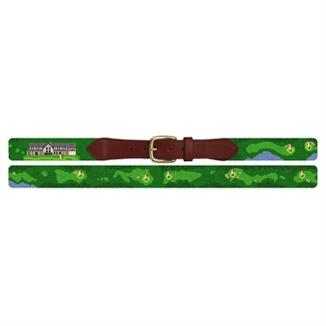 Bandon Dunes Golf Course Needlepoint Belt