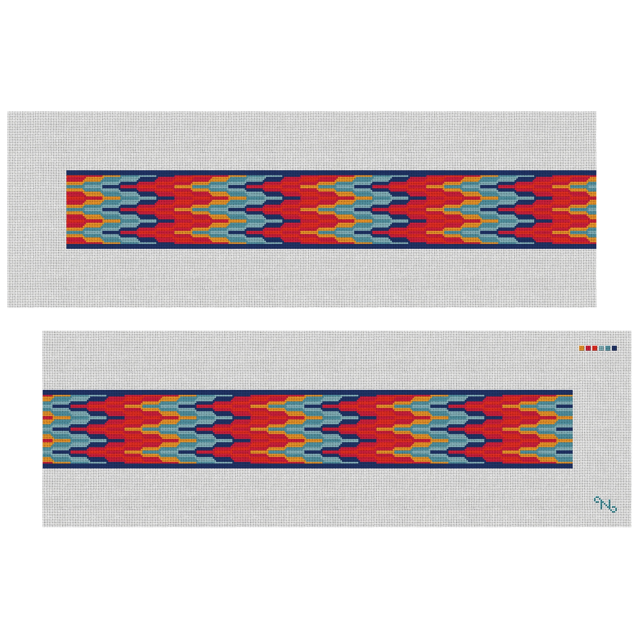 Bargello Purse Guitar Strap Needlepoint Kit