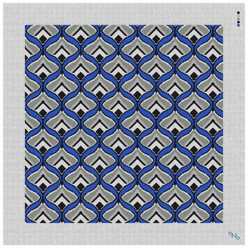 Bargello Vichy Pillow Needlepoint Kit